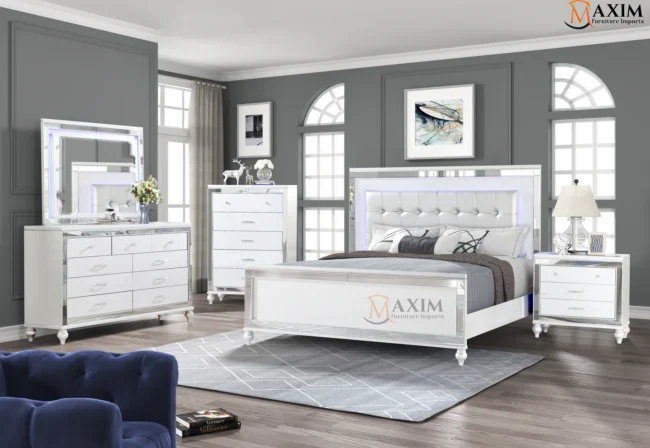 Valerie Bedroom Set- White