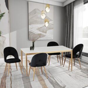 15653 Emilia 5-Piece Dining Set