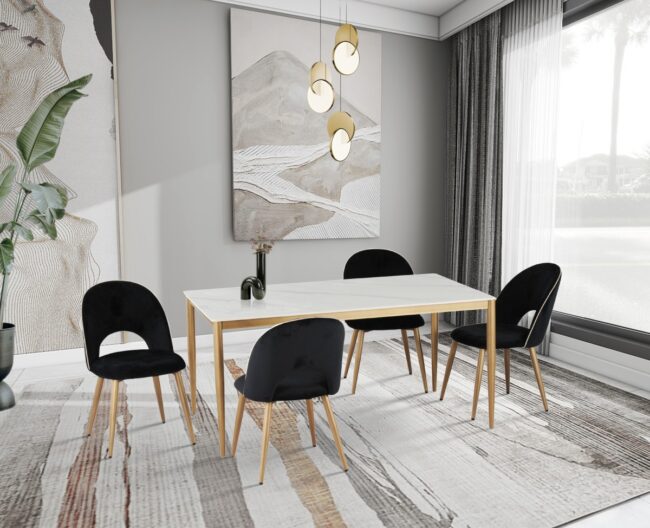 15653 Emilia 5-Piece Dining Set