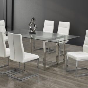 5005 7-PIECE DINING SET- WHITE
