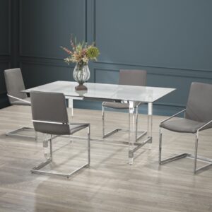 61537 5-PIECE DINING SET - GREY