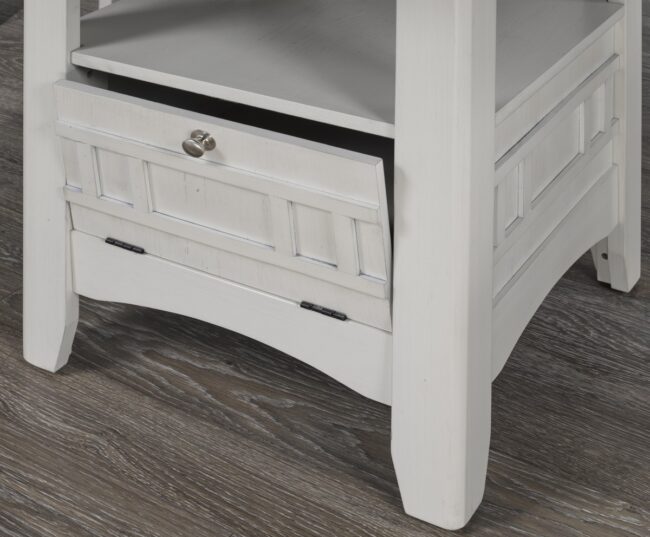 TN-4560 W-7 7-PIECE COUNTER SET - WHITE/OAK - Image 5