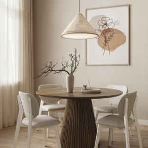3221161 Akira 5-PIECE DINNG SET - WALNUT / WHITE WASH