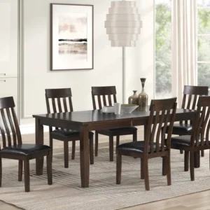 Hades 78" 7 PC Dining Set (Butterfly Leaf)