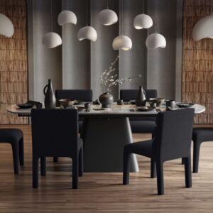 8950137 Aivana 7-DINING SET - BLACK