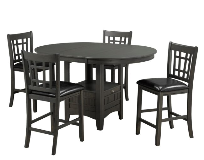 TN-4560-5 PUB 5-PIECE COUNTER SET - GREY