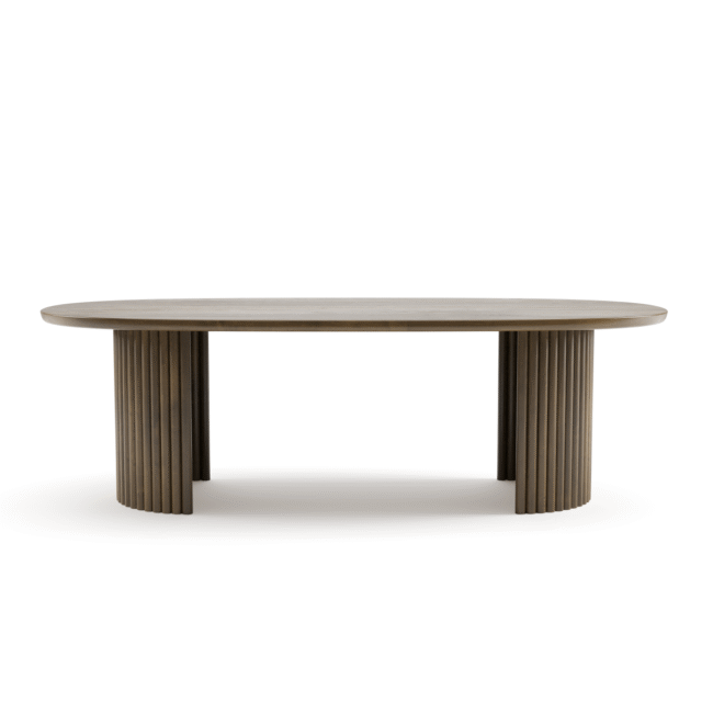 3228672 Odilia 5-PIECE DINING SET - WALNUT/CREAM - Image 2