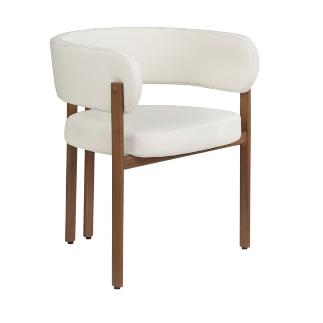 3228672 Odilia 5-PIECE DINING SET - WALNUT/CREAM - Image 4