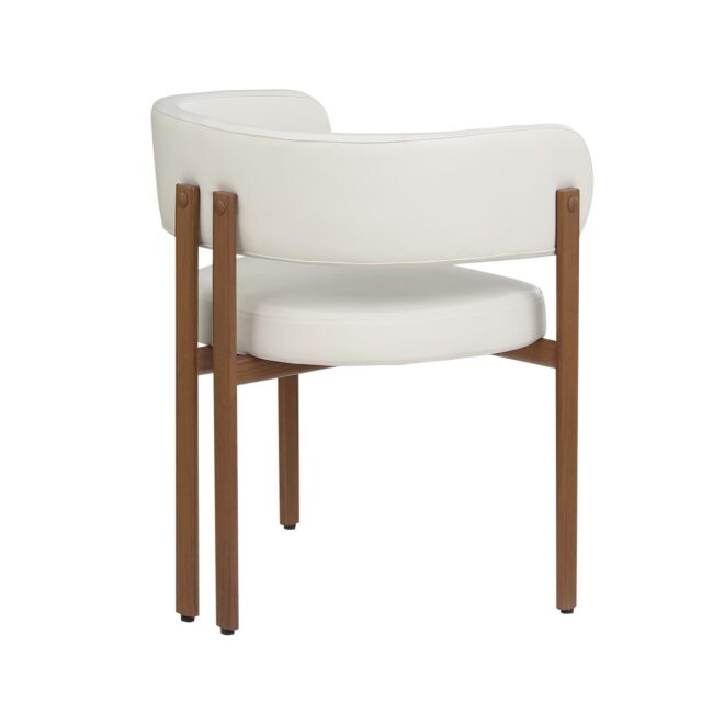 3228672 Odilia 5-PIECE DINING SET - WALNUT/CREAM - Image 5