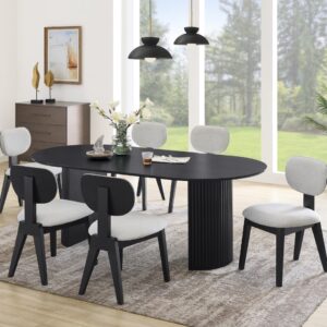 416217 Akira 5-PIECE DINNG SET - WALNUT / WHITE WASH