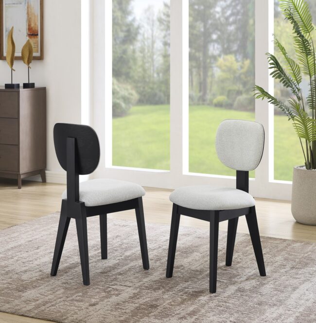 416217 Akira 5-PIECE DINNG SET - WALNUT / WHITE WASH - Image 4