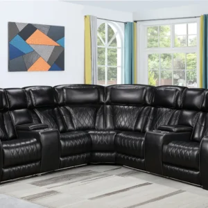 VF-10152 – RECLINER SECTIONAL- BLACK