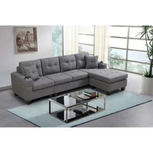VF-6212 – Sectional Sofa (Grey)