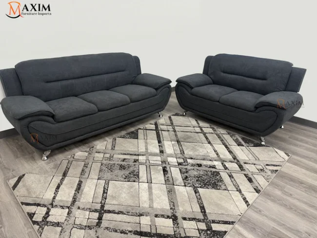 MFI Speed Grey Fabric Upholstery 3 PC Set