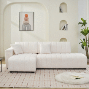 LS Swiss BGE LHF chaise sofa set