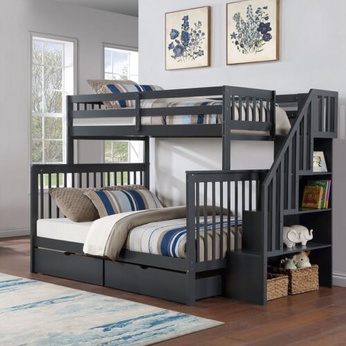 B-1851 Twin-Over-Full Bunk Bed
