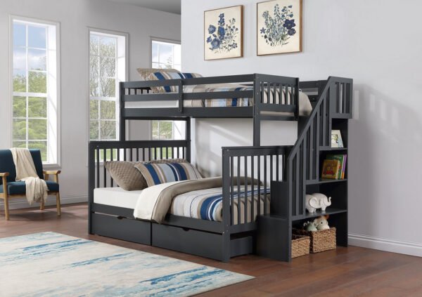 B-1851 Twin-Over-Full Bunk Bed
