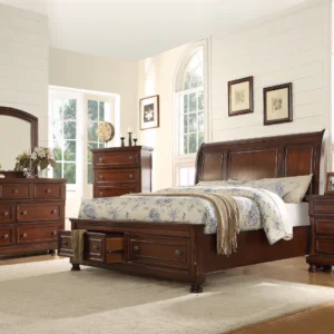 Carson Storage Bedroom Set- Walnut