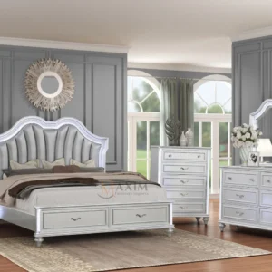 Rosita Grey Storage Bedroom Set