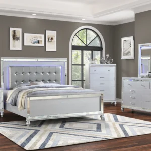 Valerie Bedoom Set- Silver